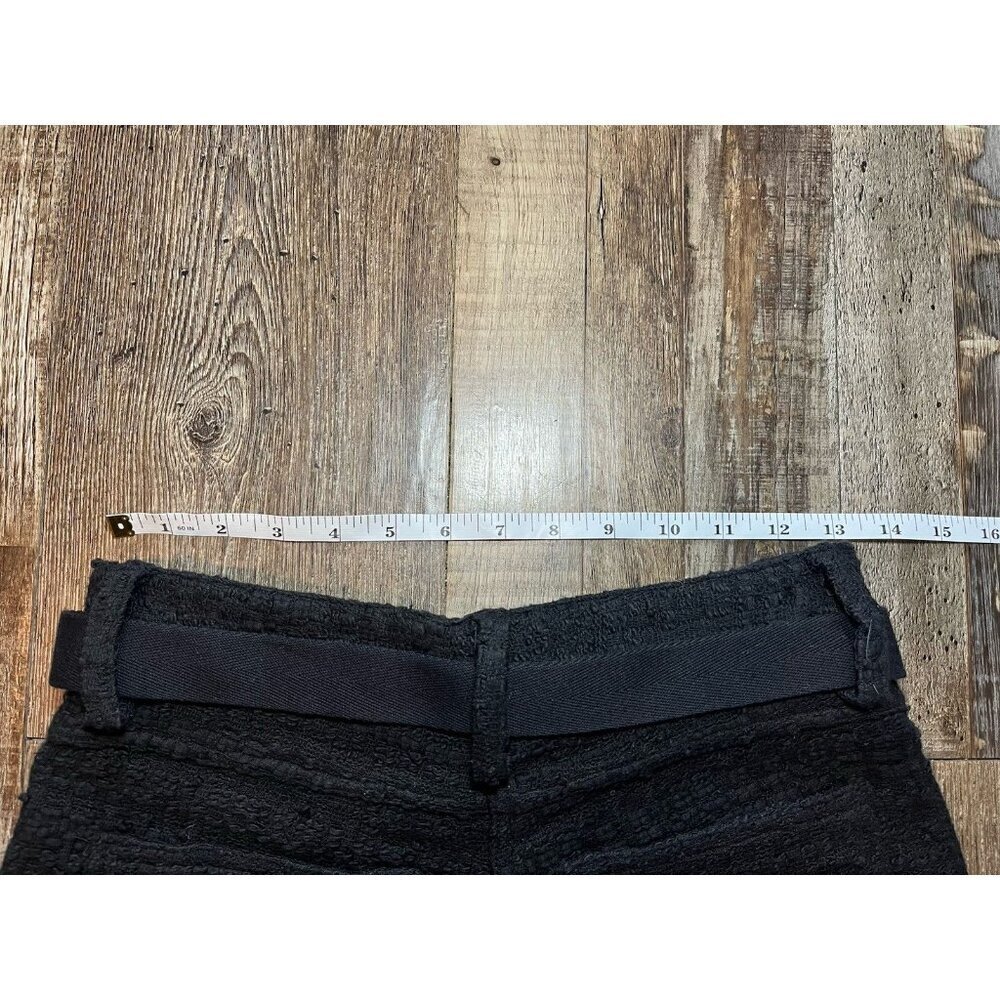 IRO Nannie Belted Bouclé-tweed Shorts Black Size 34 or XS - Picture 4 of 9